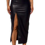 Thigh Split Midi
