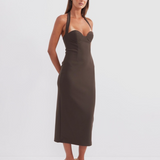 Socialite Halter Midi Dress