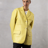 Lily Leather Blazer